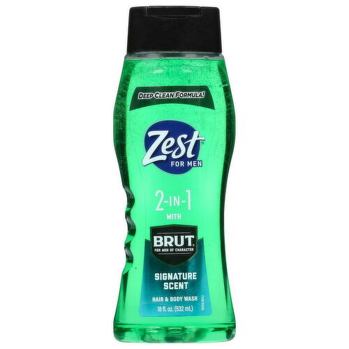 Zest Hair & Body Wash, Signature Scent, 2 in 1