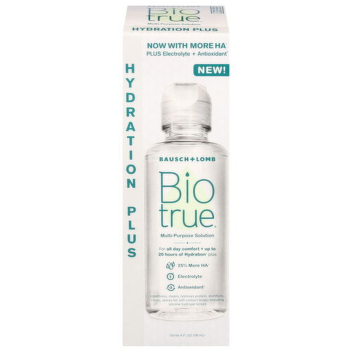 Biotrue Multi-Purpose Solution, Hydration Plus