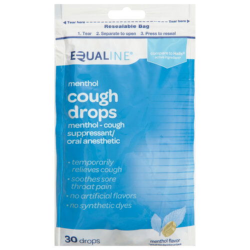 Equaline Cough Drops, Menthol Flavor