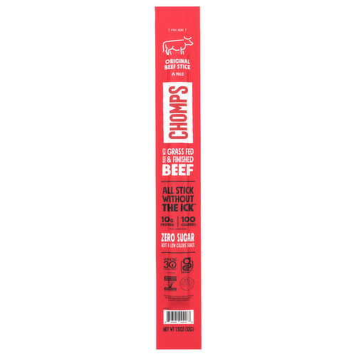 Chomps Zero Sugar Mild Original Beef Stick