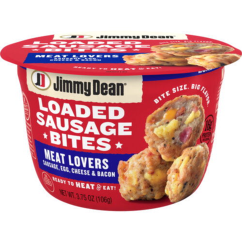 Jimmy Dean Jimmy Dean® Meat Lovers Loaded Sausage Bites, 3.75 oz