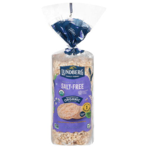 Lundberg Family Farms Organic Salt-Free Brown Rice Cakes