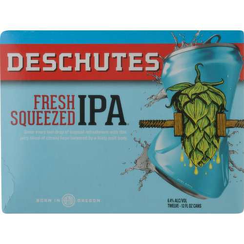 Deschutes Beer, IPA, Fresh Squeezed