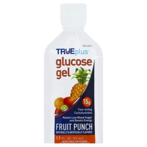 TRUEplus Glucose Gel, Fruit Punch