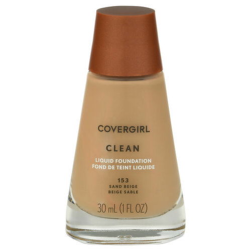 CoverGirl Clean Liquid Foundation, Sand Beige 153