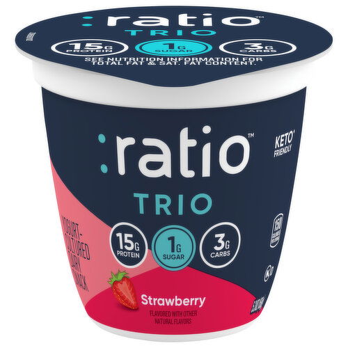 Ratio Trio Strawberry Dairy Snack