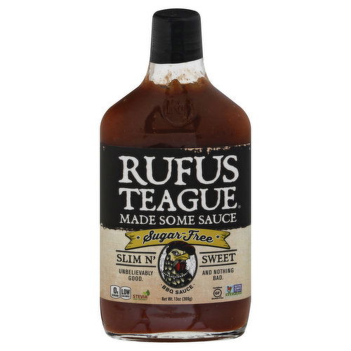 Rufus Teague BBQ Sauce, Sugar-Free, Slim N' Sweet