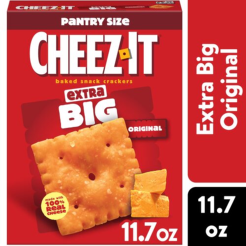 Cheez-It Cheese Crackers, Extra Big