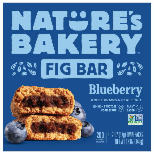 Nature's Bakery Blueberry Fig Bar Twin Packs