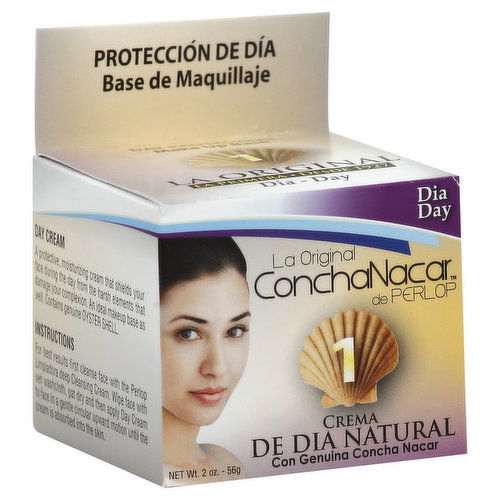 Perlop Concha Nacar Cream, 1, Day 
