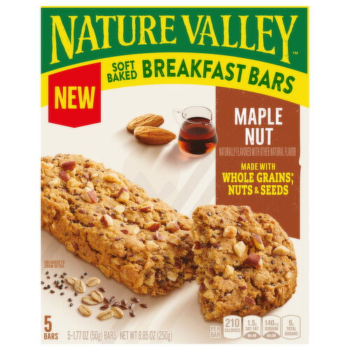 Nature Valley Soft Baked Maple Nut Breakfast Bars