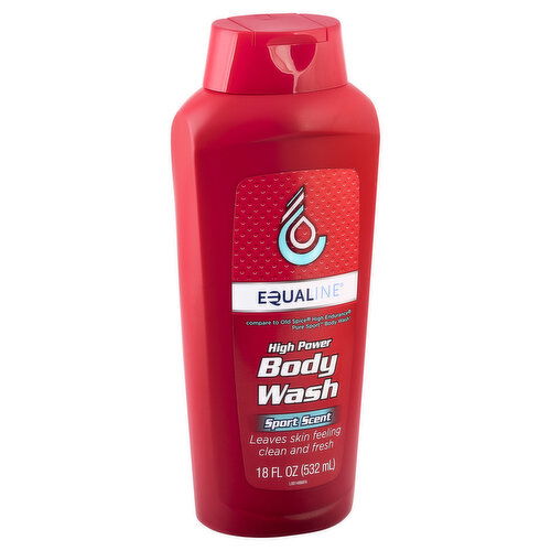 Equaline Body Wash, High Power, Sport Scent