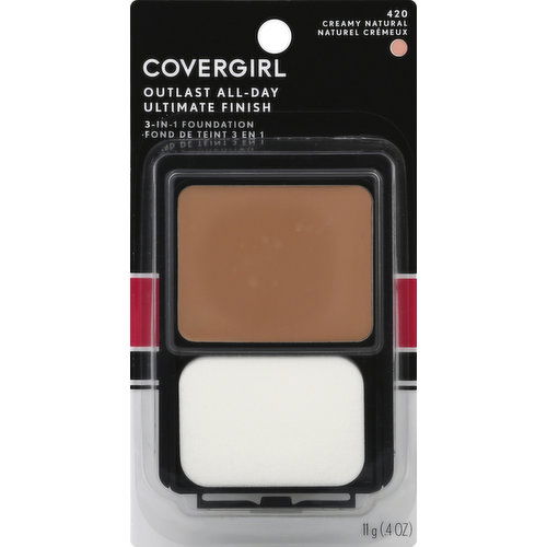 CoverGirl Ultimate Finish Liquid Powder Makeup, Creamy Natural 420