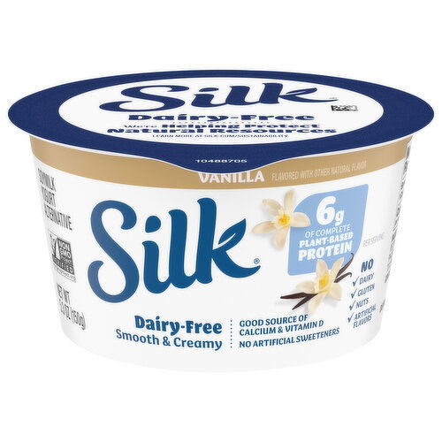 Silk Yogurt Alternative, Dairy-Free, Soymilk, Vanilla