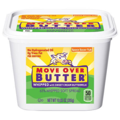 Move Over Butter Whipped Vegetable Oil Spread With Sweet Cream Buttermilk