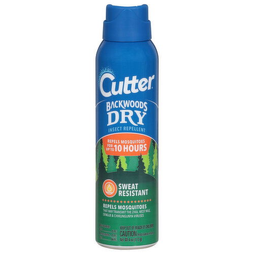 Cutter Insect Repellent, Backwoods Dry