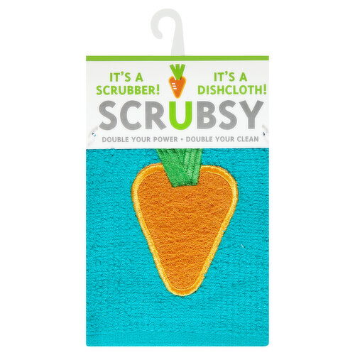 Scrubsy Dishcloth, Carrot