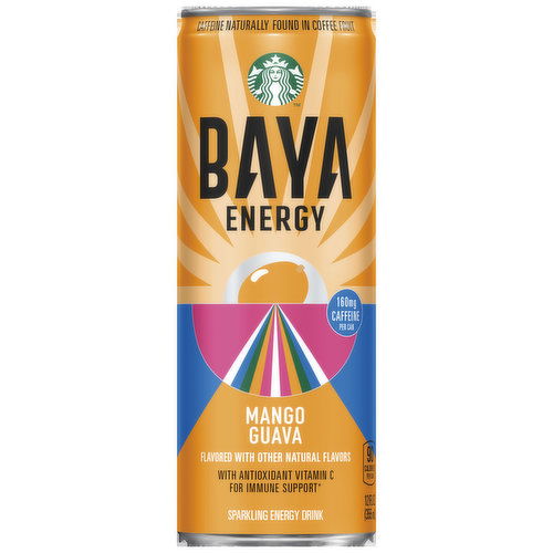 Starbucks Baya Energy, Mango Guava, Single Can