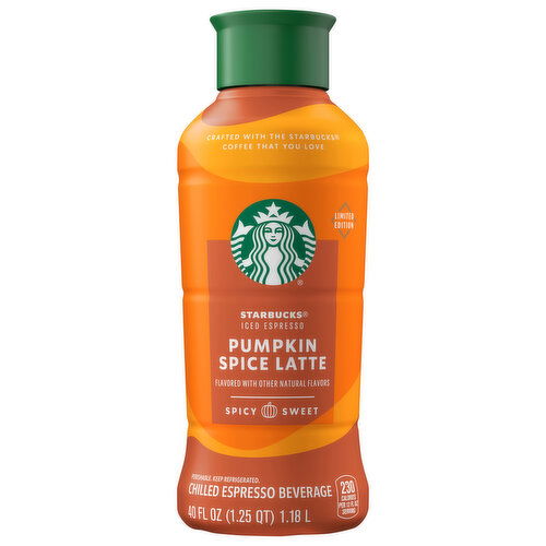 Tropicana Spicy Sweet Pumpkin Spice Latte Iced Espresso