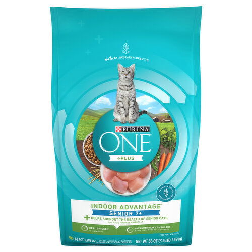 Purina One Indoor Advantage Food for Cats, Senior 7+
