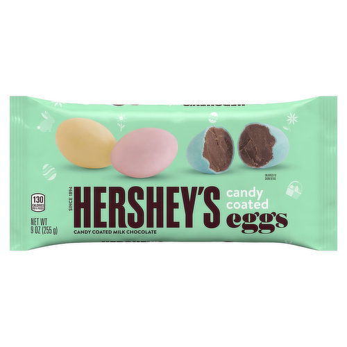 Hershey's Milk Chocolate, Candy Coated, Eggs