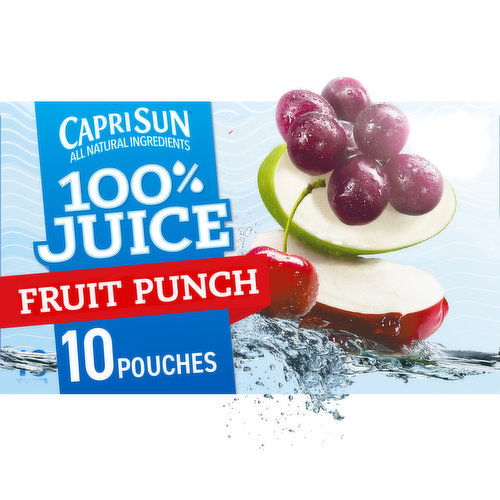 Capri Sun Fruit Punch Naturally Flavored Juice Blend