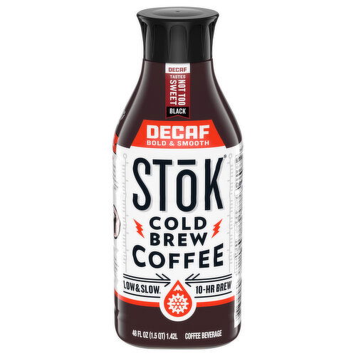 Stok Decaf Cold Brew Bold & Smooth Black Coffee Beverage