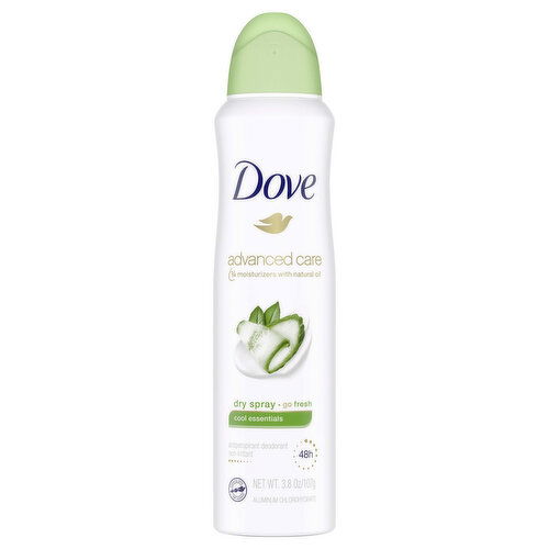 Dove Advanced Care Antiperspirant Deodorant, Cool Essentials, Dry Spray