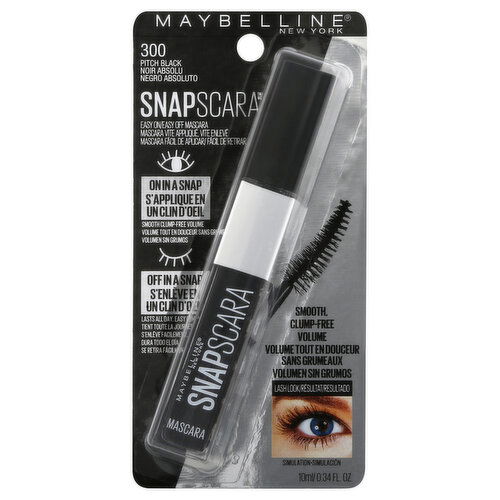 Maybelline New York Mascara, Pitch Black