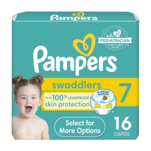 Pampers Swaddlers Swaddlers Active Baby Diaper Size 7