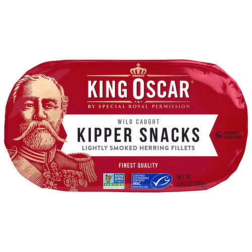 King Oscar Kipper Snacks, Wild Caught