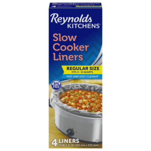 Reynolds Kitchens Slow Cooker Liner, Regular Size