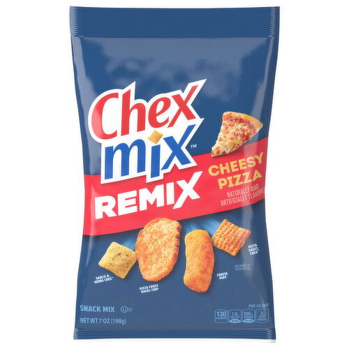 Chex Mix Snack Mix, Cheesy Pizza, Remix