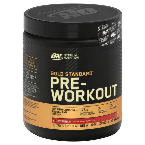 Optimum Nutrition Gold Standard Pre-Workout, Fruit Punch