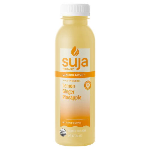 Suja Organic Probiotic Juice Shot, No Added Sugar, Ginger Love