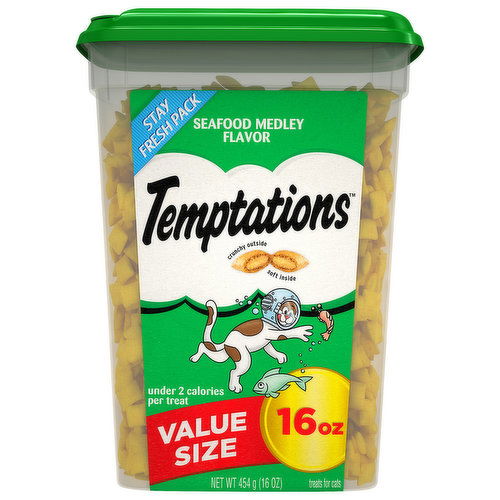 Temptations Seafood Medley Flavor Cat Treats