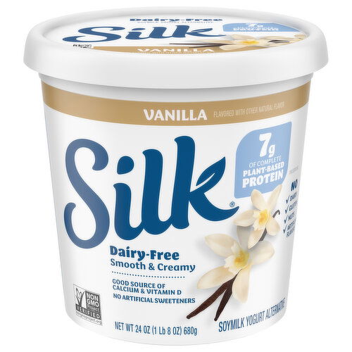 Silk Yogurt Alternative, Dairy-Free, Soymilk, Vanilla