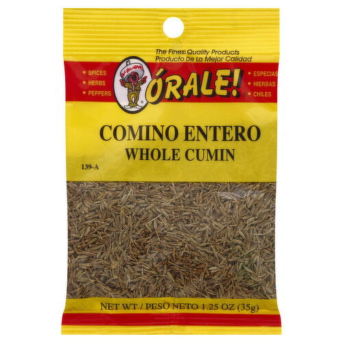 Orale Cumin, Whole