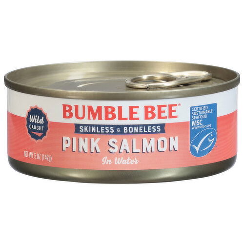 Bumble Bee Pink Salmon, Skinless & Boneless