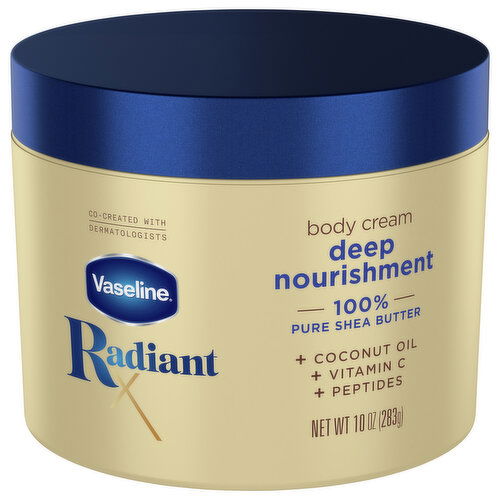 Vaseline Radiant Body Cream, Deep Nourishment