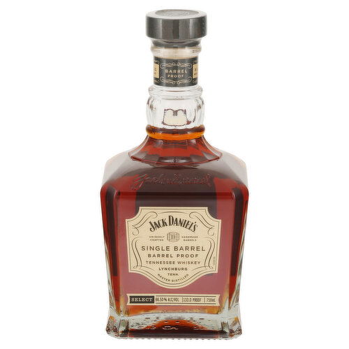 Jack Daniel's Tennessee Whiskey, Single Barrel, Barrel Proof