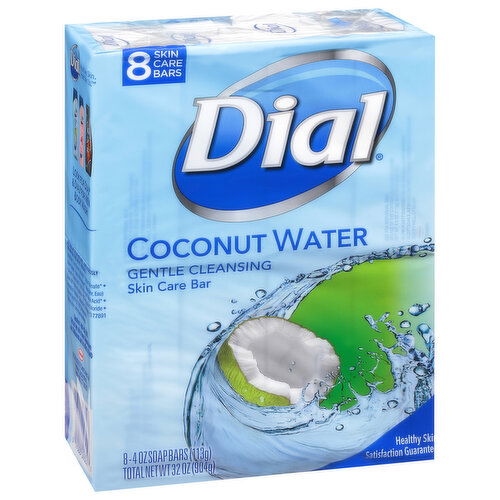 Dial Skin Care Bar, Gentle Cleansing, Coconut Water