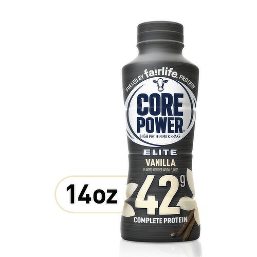 Core Power  Elite High Protein Shake (42G), Vanilla, Ready To Drink For Workout Recovery