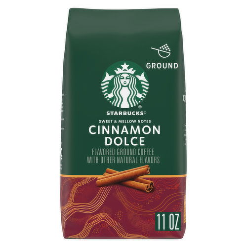 Starbucks Ground Coffee, Cinnamon Dolce Naturally Flavored