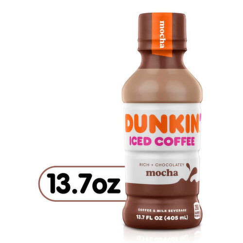 Dunkin'  Mocha Iced Coffee Bottle