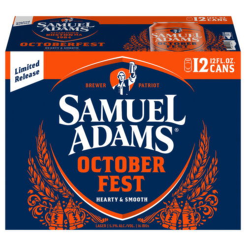 Samuel Adams Beer, Octoberfest, Hearty & Smooth