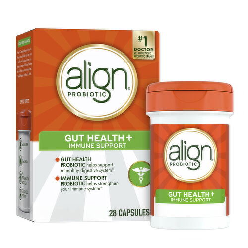 Align Immune Support Align Probiotic, Gut Health & Immune Support Capsules, 28ct