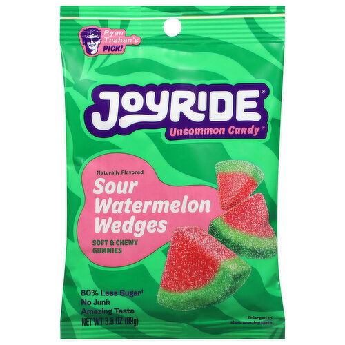 Joyride Candy, Sour, Watermelon Wedges
