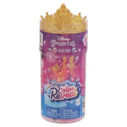 Mattel Disney Princess Toy, Royal Color Reveal, 3+