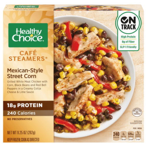 Healthy Choice Cafe Steamers Street Corn, Mexican-Style